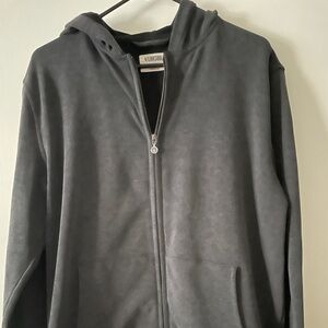 Linksoul Black and Gray Hoodie